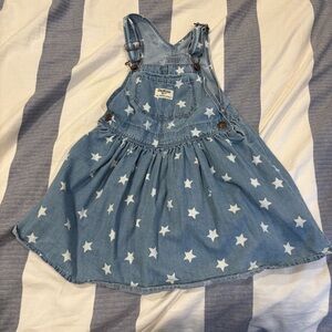 Oshkosh Star Print Denim Jumper